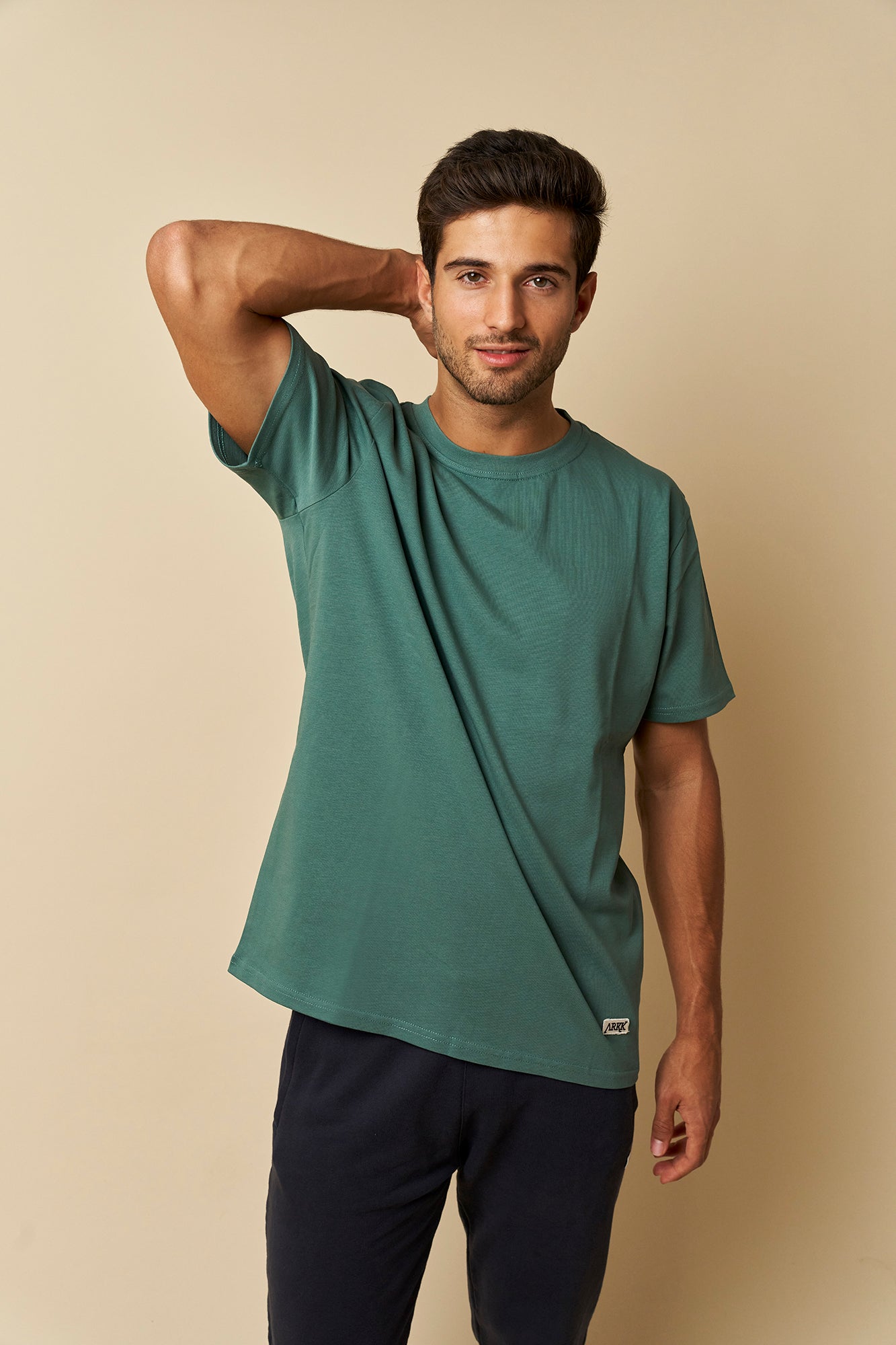 ARKK Apparel ARKK Box Logo Tee | Silver Pine T-Shirt